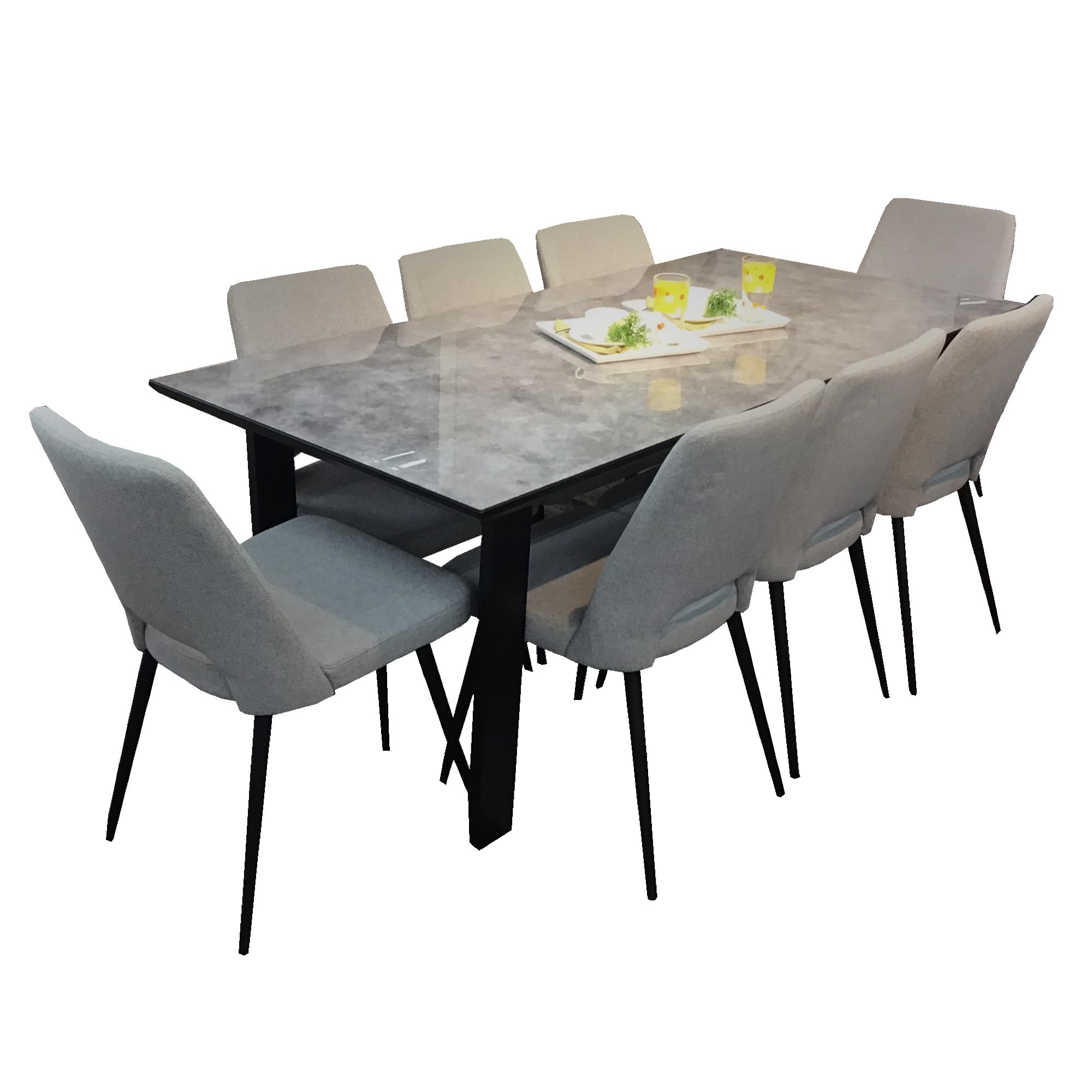 8人用ダイニンテーブル(ガラス)